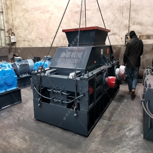 1200x800半自動液壓對輥破碎機-液壓對輥制砂機發貨